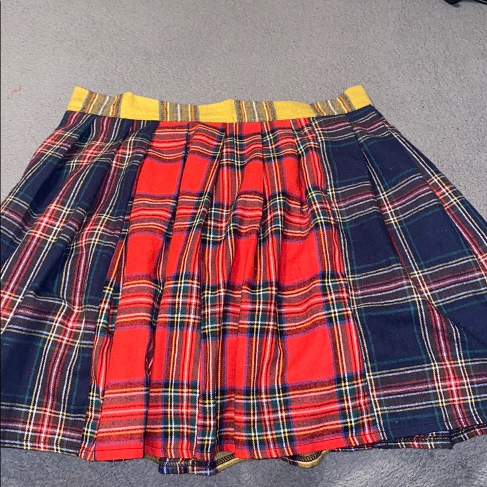 Plaid Skater Skirt